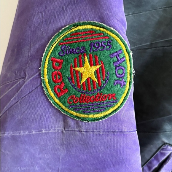 Vintage PINZEL purple varsity bomber size Small - Picture 4 of 7